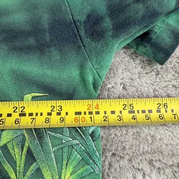 Vintage 90's Rainforest Saint Louis Zoo T Shirt 2XL Tie Dye Double Sided Graphic - Picture 5 of 10